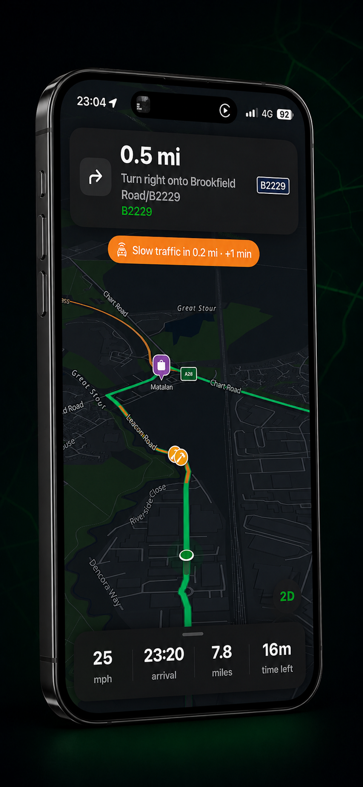Truki HGV navigation on iPhone